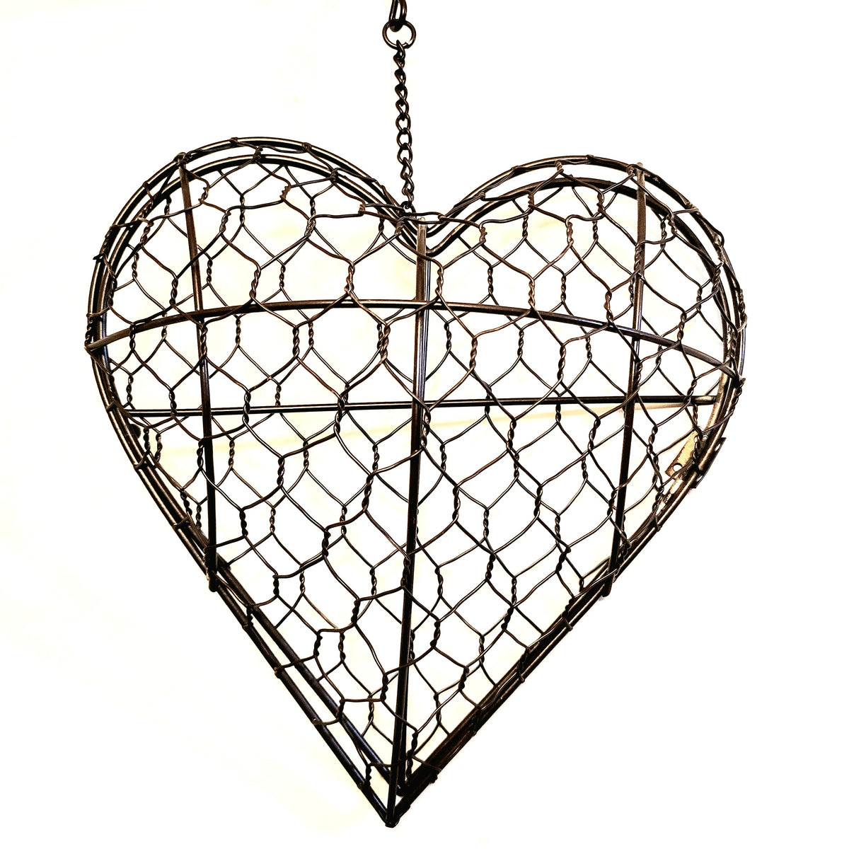 Heart Shape Wreath Kit, wire frame for plants, stylish decor.